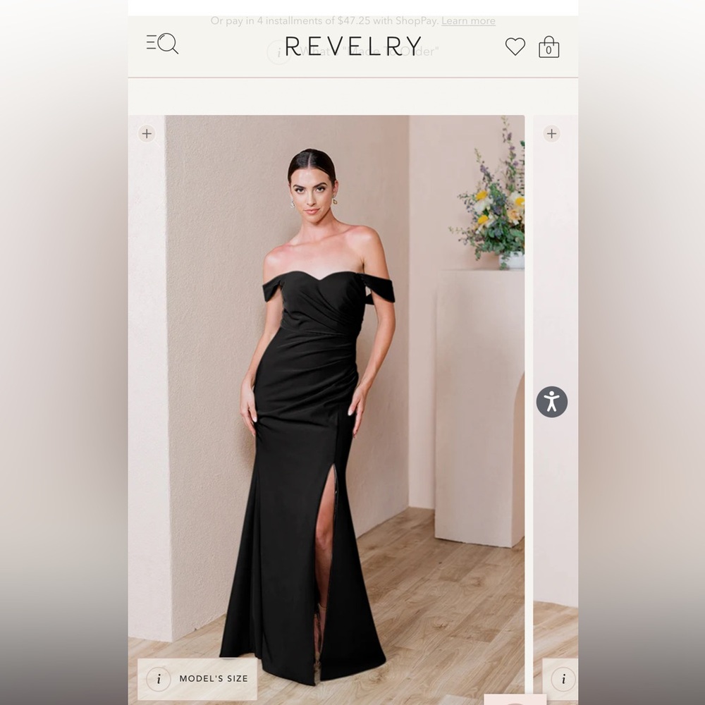 Revelry Ariel Convertible Crepe Dress